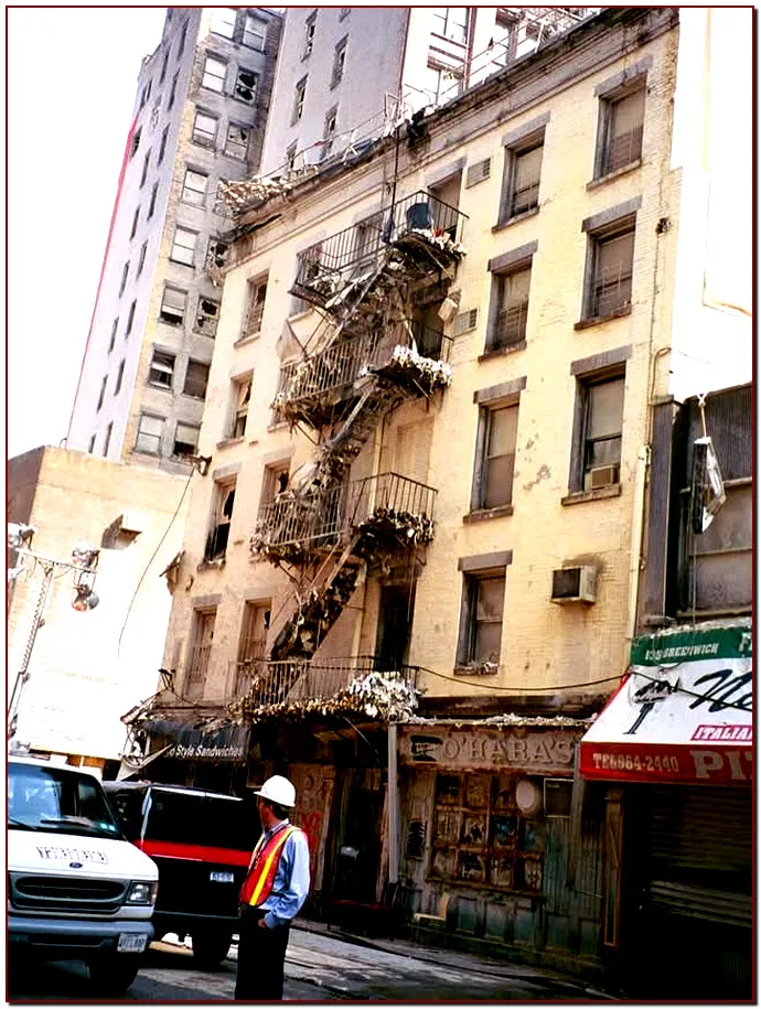 Building damage after September 11